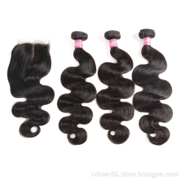 Brazilian Virgin Hair Body Wave Unprocessed Brazilian Hair Bundles Pieces